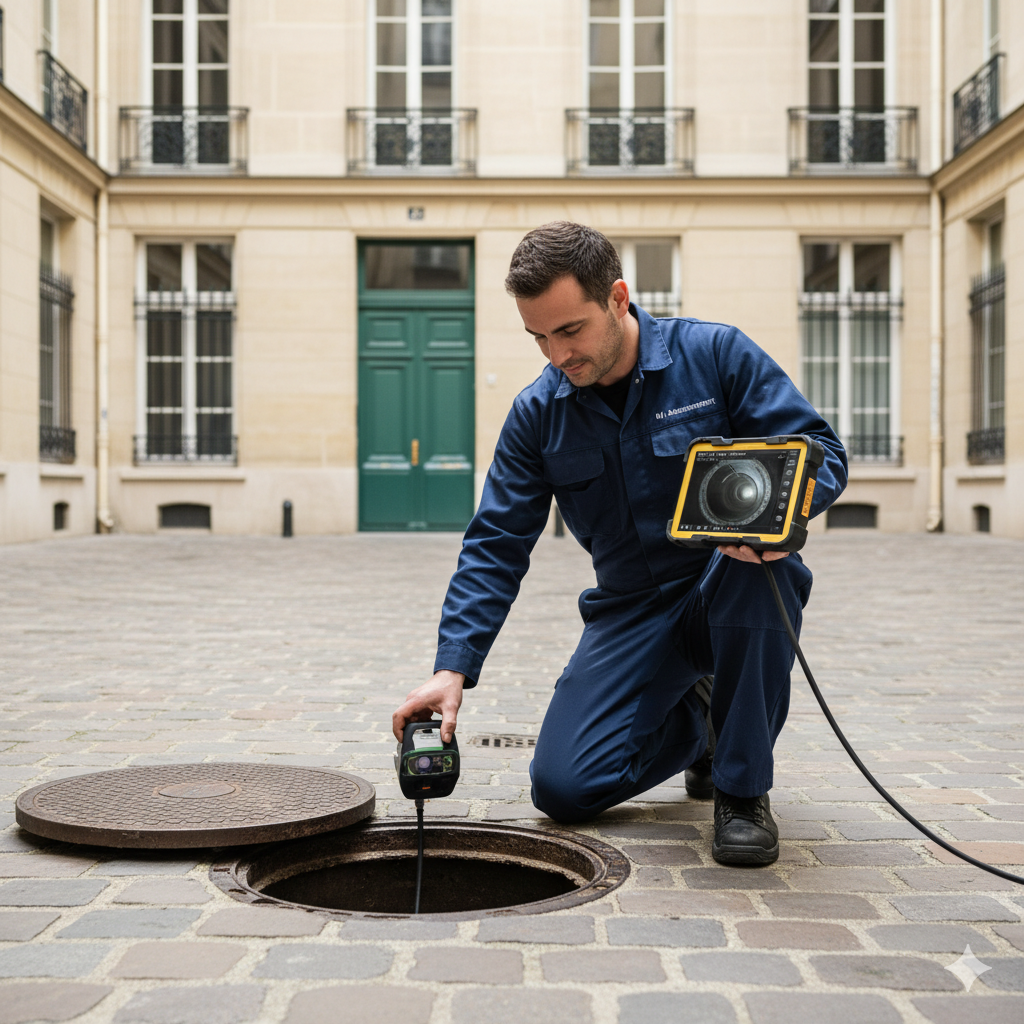 immeuble parisien wc bouché